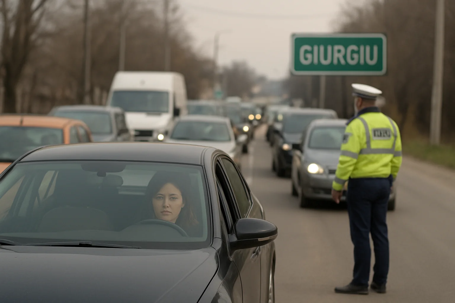 Starea traficului și recomandări pentru șoferii din Giurgiu la început de 2026