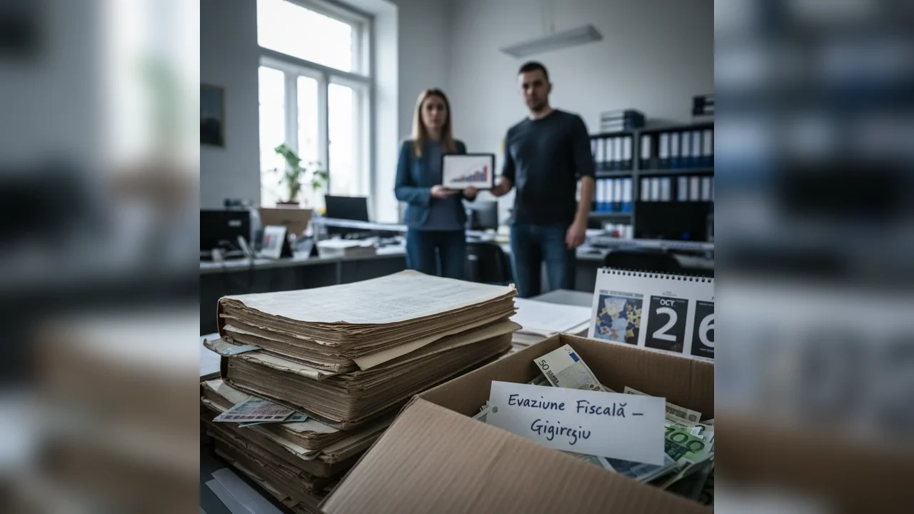 Suspiciuni de evaziune fiscală de peste 12 milioane lei la o firmă din Giurgiu