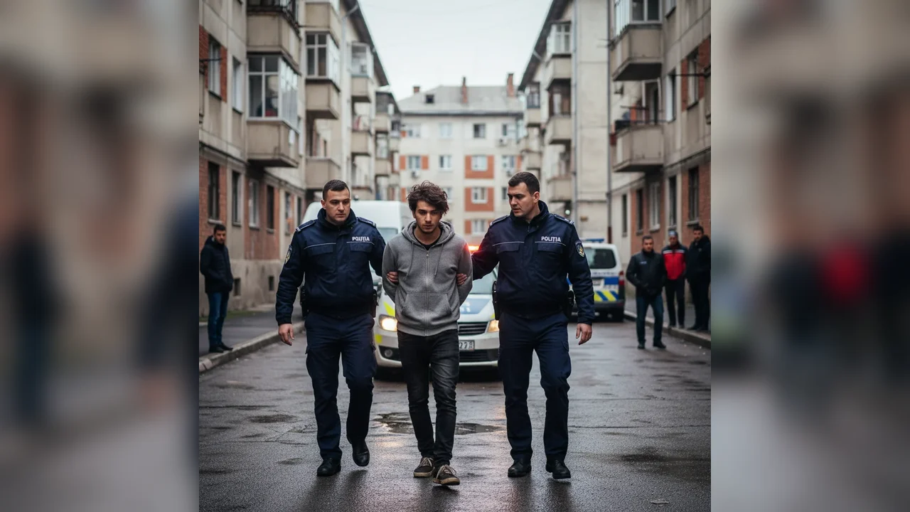 Tânăr prins de polițiștii din Giurgiu și încarcerat