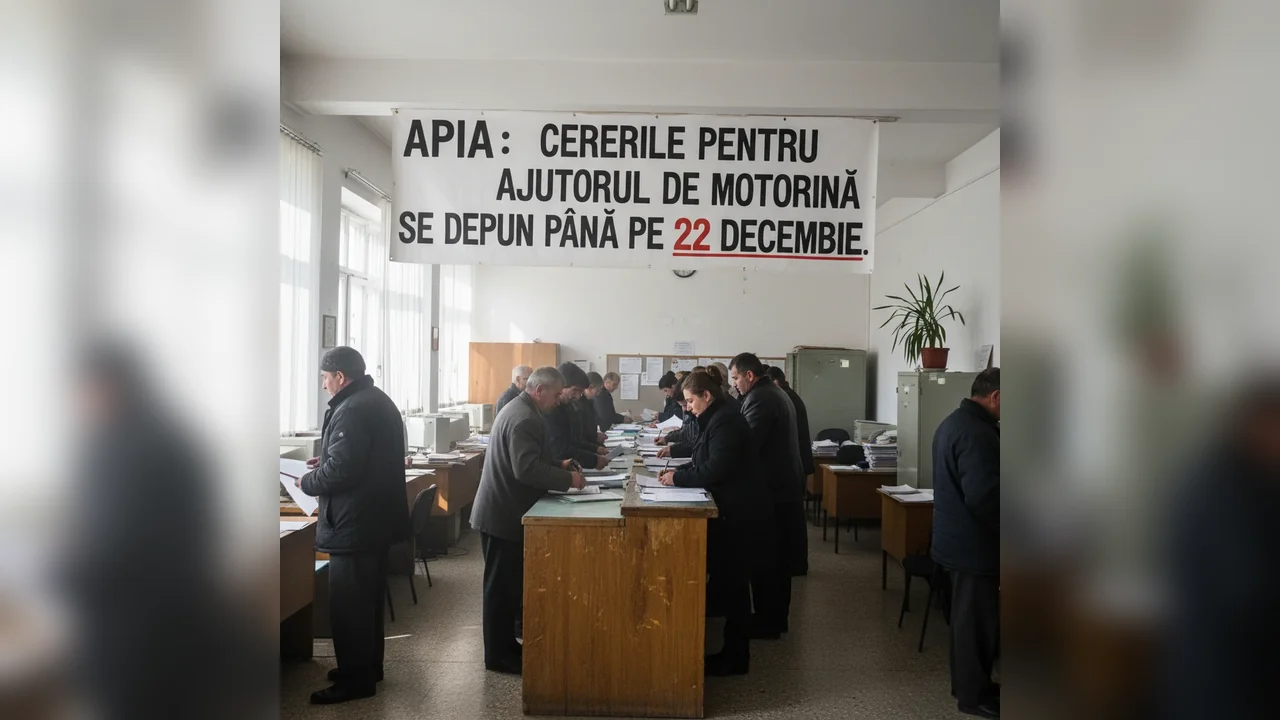Termen limită 22 decembrie pentru depunerea cererilor de ajutor pentru motorină