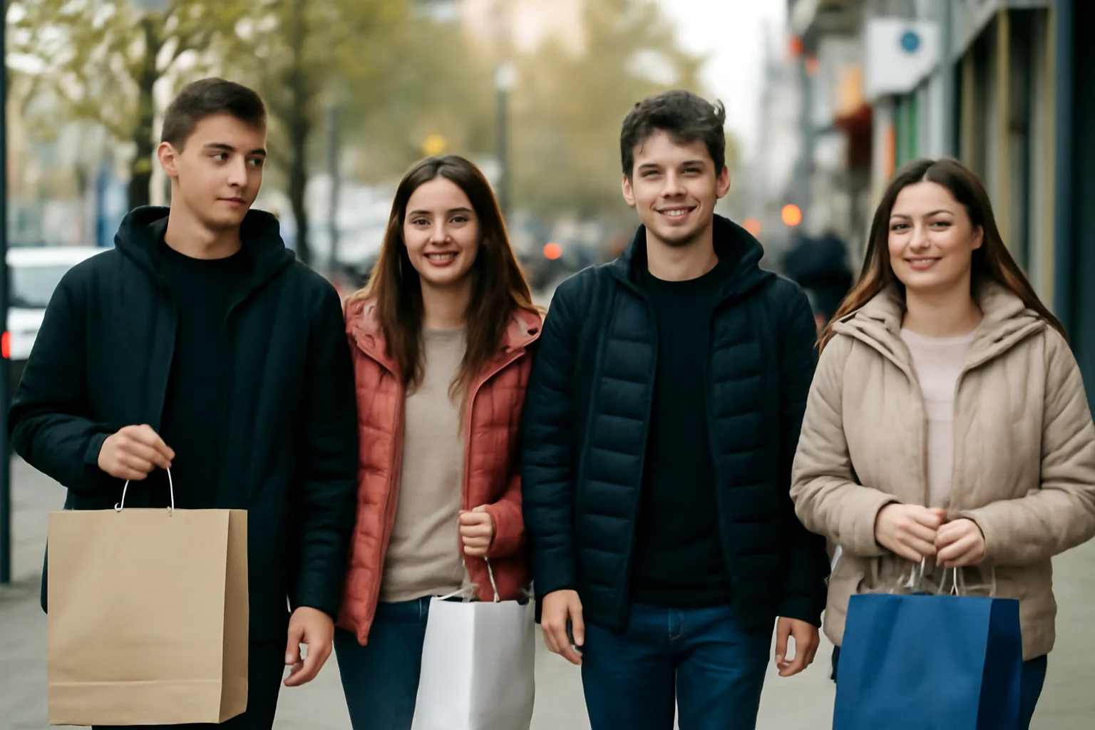 Tineri din centre de plasament DGASPC Giurgiu, premiați pentru performanțele școlare cu o zi de shopping în București