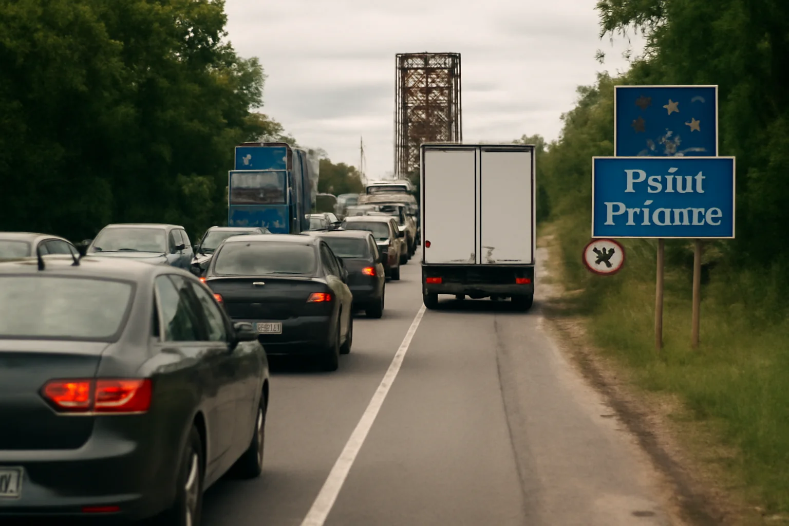 Trafic rutier dirijat la Podul Prieteniei Giurgiu–Ruse: circulație alternativă pe DN5