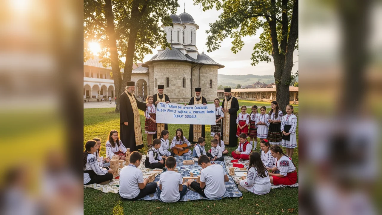 Trei Parohii din Episcopia Giurgiului Implicate în Proiectul Național al Patriarhiei Române pentru Copii