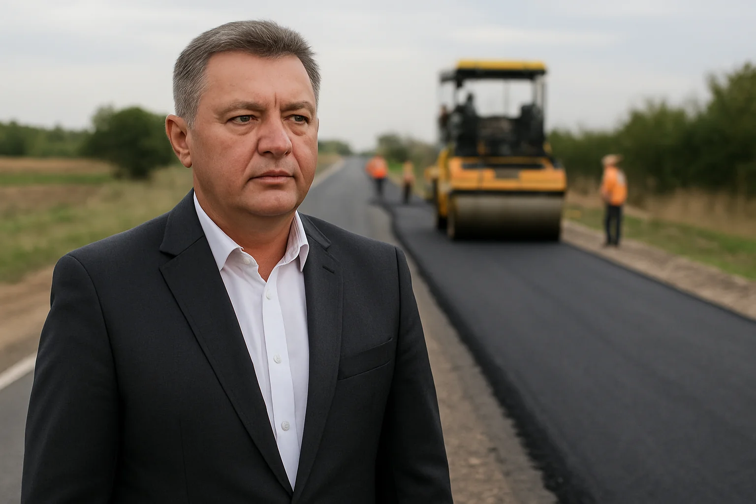 Tronsonul Cartojani-Sadina, asfaltat cu 1,59 milioane lei
