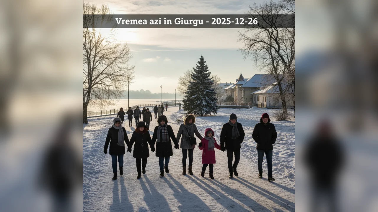 Vremea azi în Giurgiu - 2025-12-26